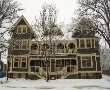 Showing west elevation in winter; City of Charlottetown, Natalie Munn, 2005