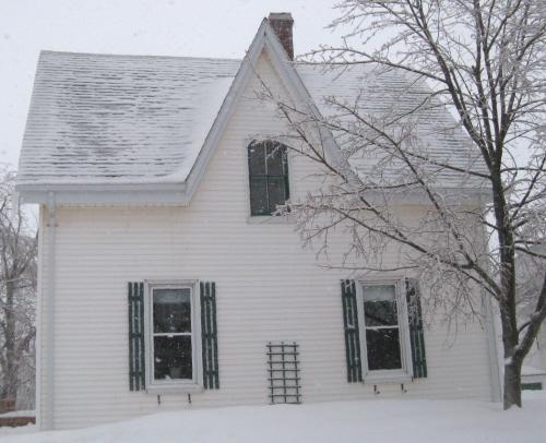 Showing north elevation