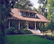 Exterior view of the front elevation of Elworth, 2003; City of Burnaby, 2003