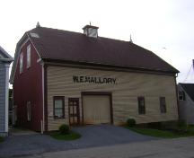 This photograph shows the former livery stable, 2007; Town of St. Andrews