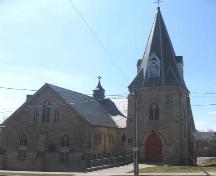 North façade of St. James Church.; Kayla Jonas, 2007.