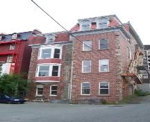 Rear facade of Devon House, 059 Duckworth Street, St. John's, NL.  Photo taken July 2006.; HFNL/ Deborah O'Rielly 2006.