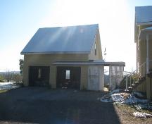 Angled view of the garage taken from Centrale Street; Madawaska Planning Commission