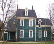 Church Street view, showing side view of original structure; City of Fredericton