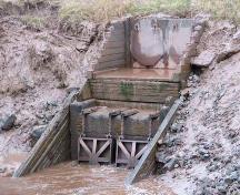 Vue du barrage et du clapet; City of Dieppe