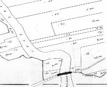 Carte de l'aboiteau de 1911; Acadian Museum, Université de Moncton