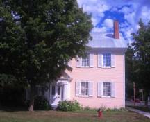 This Georgian style dwelling fronts upon the east side of Smythe Street; City of Fredericton
