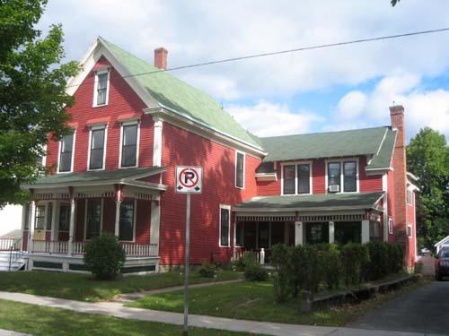 234-236 Odell Avenue, looking east