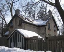 View of north and west elevations from Henderson Street, 2007.; Kayla Jonas, 2007.