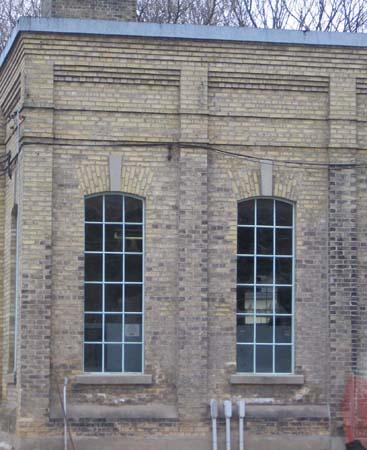 Detailed View of the Pump House Windows