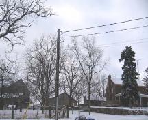Image captures the barn, driveshed, stone outbuildings and Steckle farmhouse, 2007.; Lindsay Benjamin, 2007.