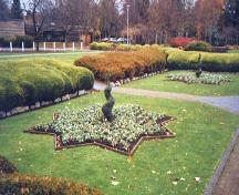View of the Pierrefonds Gardens in Minoru Park, 2001; Denise Cook Design, 2001