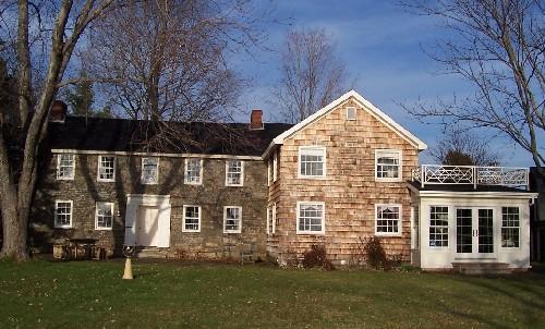 Gill House, river facing view