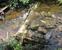 Vestiges of the dam; City of Dieppe