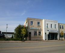 Contextual view, from the south, of the Law Office Building (centre), Swan River, 2007; Historic Resources Branch, Manitoba Culture, Heritage, Tourism and Sport, 2007