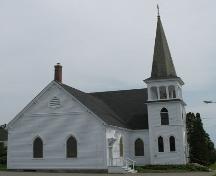 Side elevation (Western), St. Matthew's Evangelical Lutheran Church, Rose Bay, Lunenburg County, Nova Scotia, 2006.; Heritage Division, Nova Scotia Department of Tourism, Culture and Heritage, 2006.