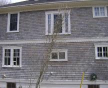 This photograph illustrates one of the side façades with its variety of window placement and proportions, 2008; Town of St. Andrews