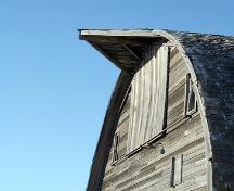 Detail of the loft doors of the Moffatt Barn, Woodside area, 2007; Historic Resources Branch, Manitoba Culture, Heritage, Tourism and Sport, 2007