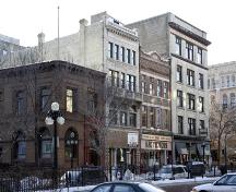 Contextual view, from the northeast, of the Criterion Hotel, Winnipeg, 2006; Historic Resouces Branch, Manitoba Culture, Heritage, Tourism and Sport, 2006