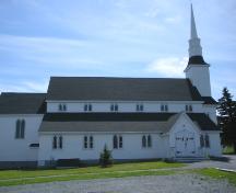 View of the front facade of St. Peter’s Anglican Church. Photo taken 2009. ; HFNL/Andrea O'Brien 2009