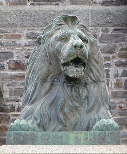 Bronze Lion Detail