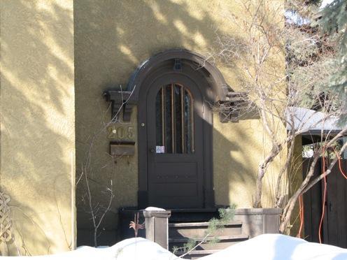 Front entrance detail