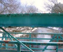 Featured are elements of the pony-truss design.; Mary Tivy, 2008.