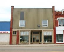 Primary elevation, from the east, of the Murphy Block, Carberry, 2008; Historic Resources Branch, Manitoba Culture, Heritage, Tourism and Sport, 2008
