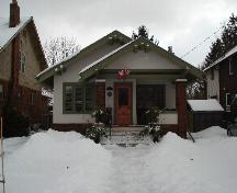 Of note are the decorative purlins along the roof line.; Kayla Jonas, 2008.