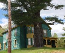 Le Presbytère méthodiste dans la région de Boiestown, les façade avant et latérale, 2009; Rural Community of Uper Miramichi
