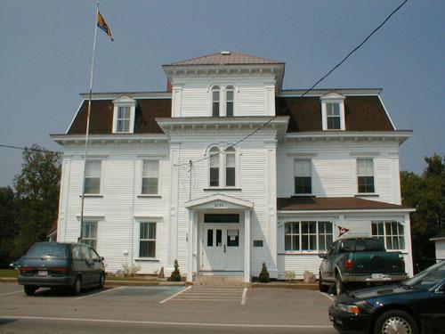 Front of the building