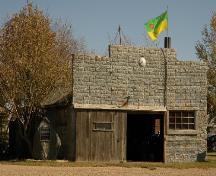 Front façade of the Ambroz Blacksmith Shop, 2004; Government of Saskatchewan, Calvin Fehr, 2004