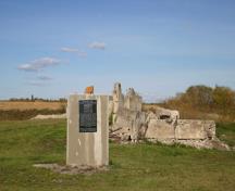 Contextual view, from the south, of the T.A. Burrows Mill Site, Grandview, 2008; Historic Resources Branch, Manitoba Culture, Heritage and Tourism, 2008