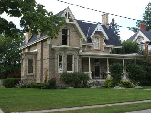 Façade and side elevation, Hansen Residence, 2008