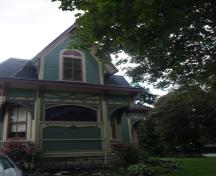 Of note is the dormer with 2-over-2 paned double hung sash window.; Kayla Jonas, 2008.