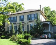 Of note is the decorative porch on the east side.; Paul Dubniak, 2008.