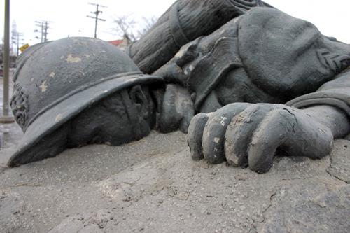 Detail of Prone Figure