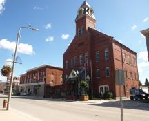 Featured is the Town Hall's prominent location on Main Street South.; Kayla Jonas, 2008.