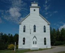 Front view of St. George's Church.; Heritage Division, N.S. Dept. of Tourism, Culture and Heritage, 2009.