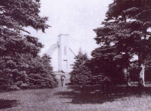 Former Anglican church on site from 1866-1923