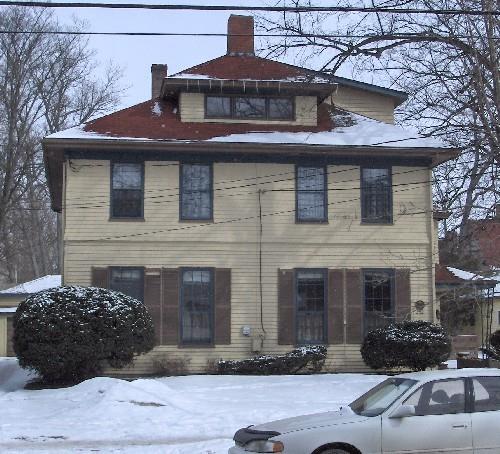 Showing west elevation