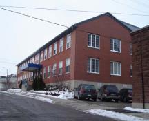 View of the east and south elevations as seen from King Street North, 2007.; Kayla Jonas, 2007.