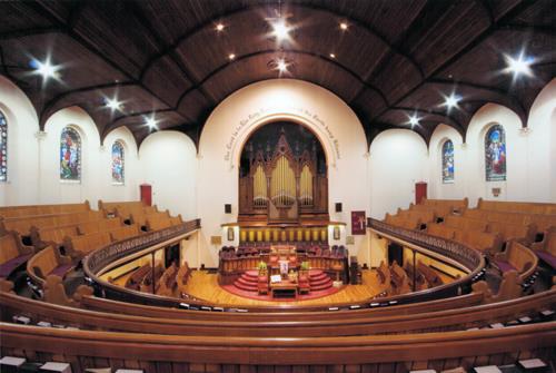 Looking west from balcony