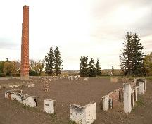 Stabilized ruins of the 2003 fire.; Government of Saskatchewan, Calvin Fehr, 2004