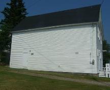 East elevation, Laurel Rebekah Lodge, Goldboro, NS; Heritage Division, NS Dept. of Tourism, Culture and Heritage, 2009

