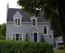 This image shows the contextual view of the residence; City of Saint John, 2008