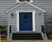 This image shows details of the entrance; City of Saint John, 2008