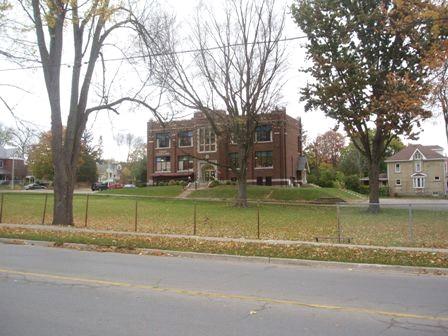 Facade and South Elevation, Falstaff Public School