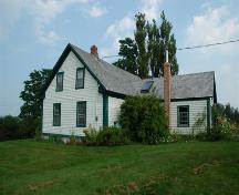 Rear and side elevations of the Pettipas House at Tracadie, Antigonish County.; Heritage Division, Dept. of Tourism, Culture and Heritage, 2009.