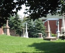Of note are the individual gravestones.; Beatrice Tam, 2008.